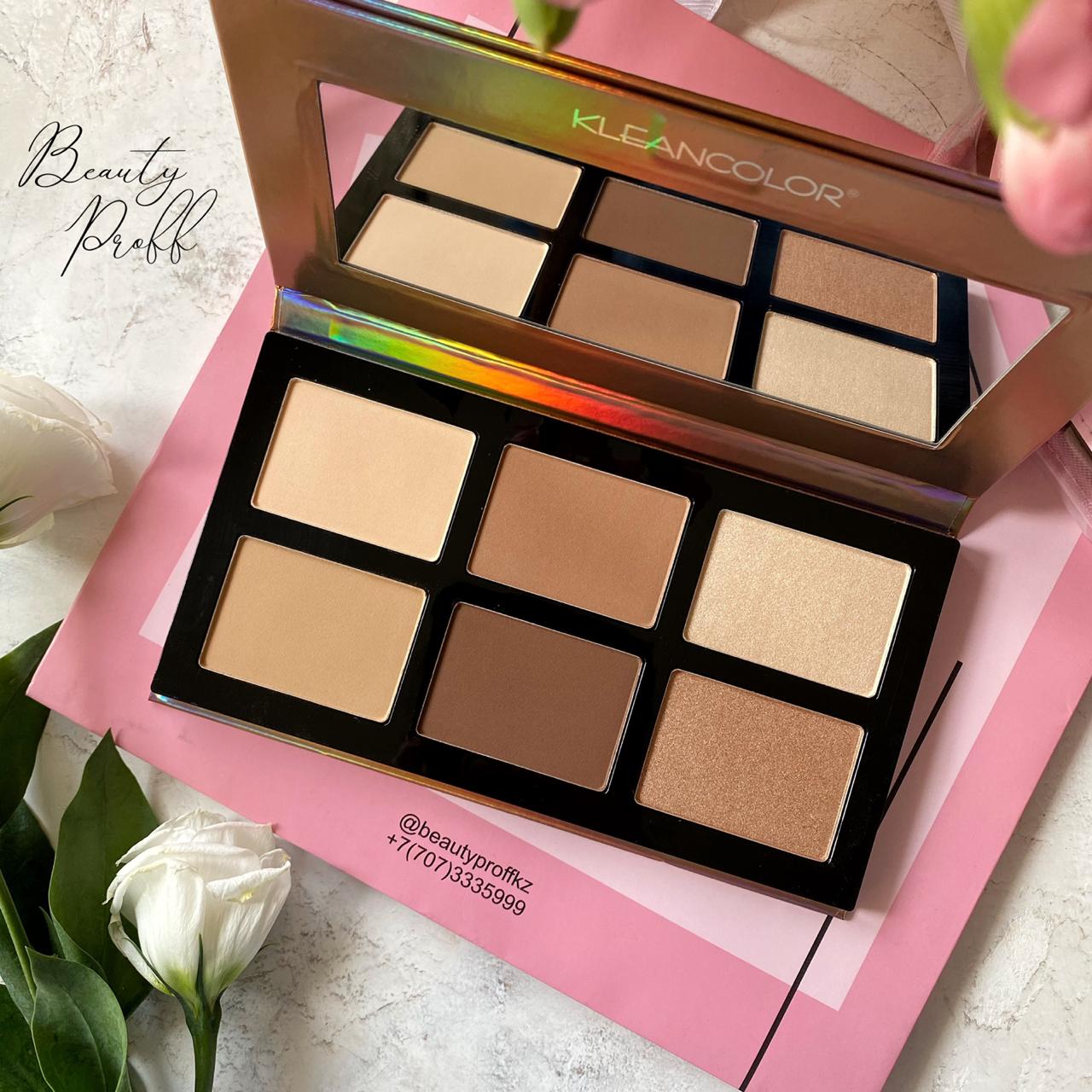 KleanColor палитра для контуринга Sculpt & Glow Kit — Beautyproff.kz